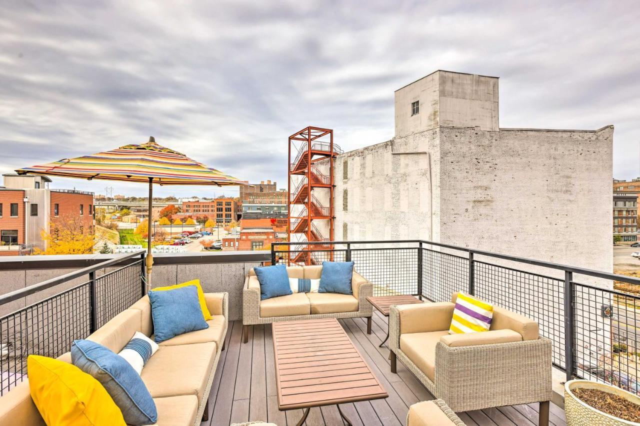 Downtown Condo With Rooftop Patio And City Views! Omaha Exterior foto